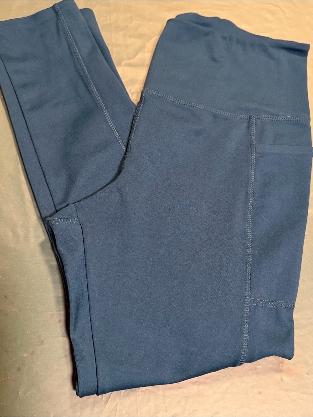 Danskin Teal Blue Workout Leggings with Pockets!